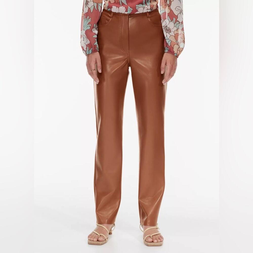 Aritzia Wilfred Melina Faux Leather Pant (size 0)